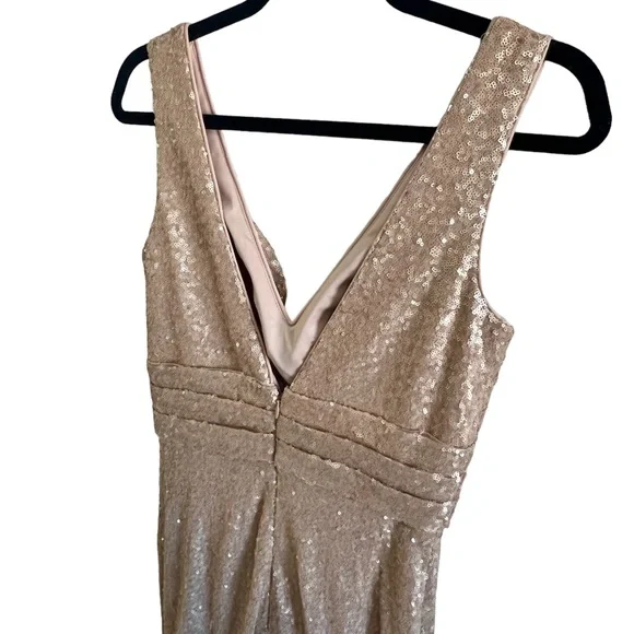 Champagne Glitz Glam Gown - Picture 8 of 10